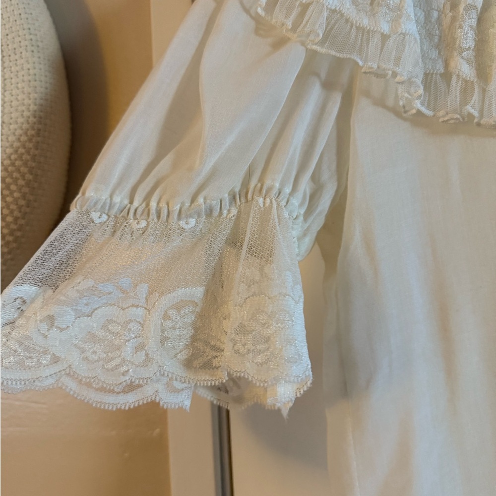 Gunne Sax Vintage Victorian Peasant Blouse - Picture 12 of 13